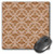 3dRose Tan Brown Textured Look Damask Pattern - Mouse Pad  8 by 8 inches -mp-99271-1-