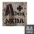 Tan Digital Desert AOR1 Infrared IR APOS NKDA A- Blood Type 2x2 Tactical Morale Fastener Patch