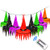 Texsens Halloween Decorations - 33ft Witch Hat String Lights with Remote Control - 8 Lighting Modes  Timing Function  IP65 Waterproof Battery Powered