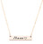 Beeshion Mimi Gift Nana Gift Personalized Rose Gold Pendant Necklace Christmas Birthday Gift for Grandma Mimi Nana Jewelry -Nana Necklace-