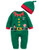 Aslaylme Baby Boys Girls Christmas Outfit Set Elf Costume Romper with Hat -Green01 0-3 Months-