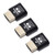 EVanlak HDMI Dummy Plug Headless Ghost Display Emulator Premium Aluminum PC?Fit Headless-3840x2160a60H New 3RD?-3Pack
