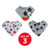Disney Neat Solutions Mickey Mouse 3 Pack Infant Scarf Bib with Teether  Grey Heather