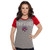 Touch by Alyssa Milano NBA Toronto Raptors Conference Tee  Large  Heather Grey