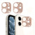 Bling Crystal Camera Lens Protector for iPhone 11  2 Pack Camera Back Cover 3D Bling Diamond Lens Protective Decoration Sticker- Rose Gold