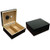 Prestige Import Group Chalet Desktop Cigar Humidor with Hygrometer and Humidifier - Stores up to 50 - Color Black