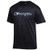 Champion Mens Classic Jersey Script Cotton T-Shirt -Medium  Black-Champion Classic Script-