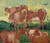 The Cows Poster Print by Vincent Van Gogh -12 x 12-
