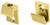 CRL Brass 5-8 Wide Beveled Mirror Clips - Set