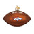 Old World Christmas Denver Broncos Glass Blown Ornaments for Christmas Tree Football
