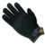 RAPDOM Tactical Digital Leather Gloves  Black  Medium