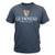 Guinness Navy Distressed Harp Logo Tee  X-Large