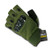 RAPDOM Tactical Half Finger Knuckle Gloves  Olive Drab  Small
