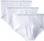 Hanes Mens 3-Pack Extended Sizes Full Rise Briefs  White  XXX-Large