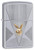 Zippo Satin Chrome Playboy Pocket Lighter