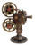 Steampunk Projector Statue with LED Cold Cast Bronze