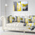 Designart PT6269-40-20 "Grey and Yellow Blur" Canvas Art Print, Yellow, 40x20"