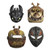 Unique How to Train Your Dragon Party Masks  8 Ct-  Multi  One Size -79181-