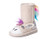 MUK LUKS Girls Luna Unicorn Boots Fashion  Natural  11 M US Little Kid