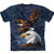 The Mountain Eagle Flag Collage Adult T-Shirt  Blue  Large
