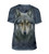 The Mountain Warrior Wolf Adult T-Shirt  Blue  Small