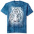 The Mountain mens Thoughtful White Tiger T Shirt  Blue  Medium US