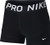 Nike Womens Pro 3 Training Shorts -X-Large  Black White-