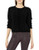 BB Dakota Juniors No Chill Chenille Cable Knit Sweater  Black  Small