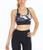 Marika Womens Brooklyn Low Impact Sports Bra  Xray Floral Gray  Small