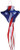 Premier Kites 99714 Patriotic Star Twister Wind Spinner  30-Inch