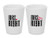Unique Lesbian Wedding Gift - Pair Mrs- Right and Mrs- Always Right Shot Glasses -2pcs-