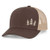 Low Key Caps Trucker Snapback Baseball Hat - Tree  Brown-Khaki  OSFM