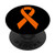 Multiple Sclerosis Awareness Products MS Orange Ribbon PopSockets PopGrip Swappable Grip for Phones and Tablets