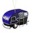 Team Sports America NFL Baltimore Ravens Metal Camper Ornament  Small  Multicolored