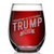 Shop4Ever Re-Elect Trump 2020 Banner Laser Engraved Stemless Wine Glass