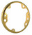 4-3-16 in- Round Brass Floor Box Tile Ring