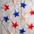 Lights4fun, Inc. 12 Red, White and Blue Star Indoor Battery Operated String Lights