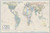 Gall Orthographic World Map - Most Accurate World Map - Countries are Shown in Correct Proportion to Each Other - Laminated World Map - 36 x 24