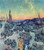 The Stroll Evening Poster Print by Vincent Van Gogh -12 x 12-