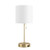 Urban Shop Stick Table Lamp with Catch-All Base  Gold