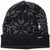 Smartwool NTS Mid 250 Reversible Pattern Cuffed Beanie Black Digital Snowflake One Size