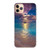FancyCase Compatible with iPhone 11 Pro-New Cool Landscape Style Soft Silicone Protective iPhone 11 Pro Case -Boat Beach-