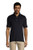 Lands End Mens Short Sleeve Supima Polo Black Regular Large