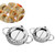 2 Pcs Stainless Steel Dumpling Maker Small and Large Dumpling Mold Dough Press Cutter Wrapper Pie Crimper Pastry Tools Ravioli Mould
