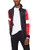 2-X-IST Mens Zip Up Track Jacket Outerwear  Black-White-Scooter  Large