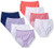 Hanes Womens 6 Pack Cotton Brief -Bonus -2-  Assorted  9