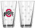 Ohio State Buckeyes Satin Etch Pint Glass Set