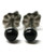 Tiny4mm Black Onyx Titanium Hypoallergenic Stud Earrings