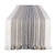 DII Fringed Collection Tabletop  Table Runner  14x72  Black
