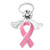 Fundraising For A Cause - Angel Pink Ribbon Awareness Pins - Wholesale Breast Cancer Awareness Lapel Pins -25 Pins-